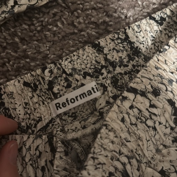 Reformation Sampson 100% silk snakeskin pant top set - Picture 5 of 5